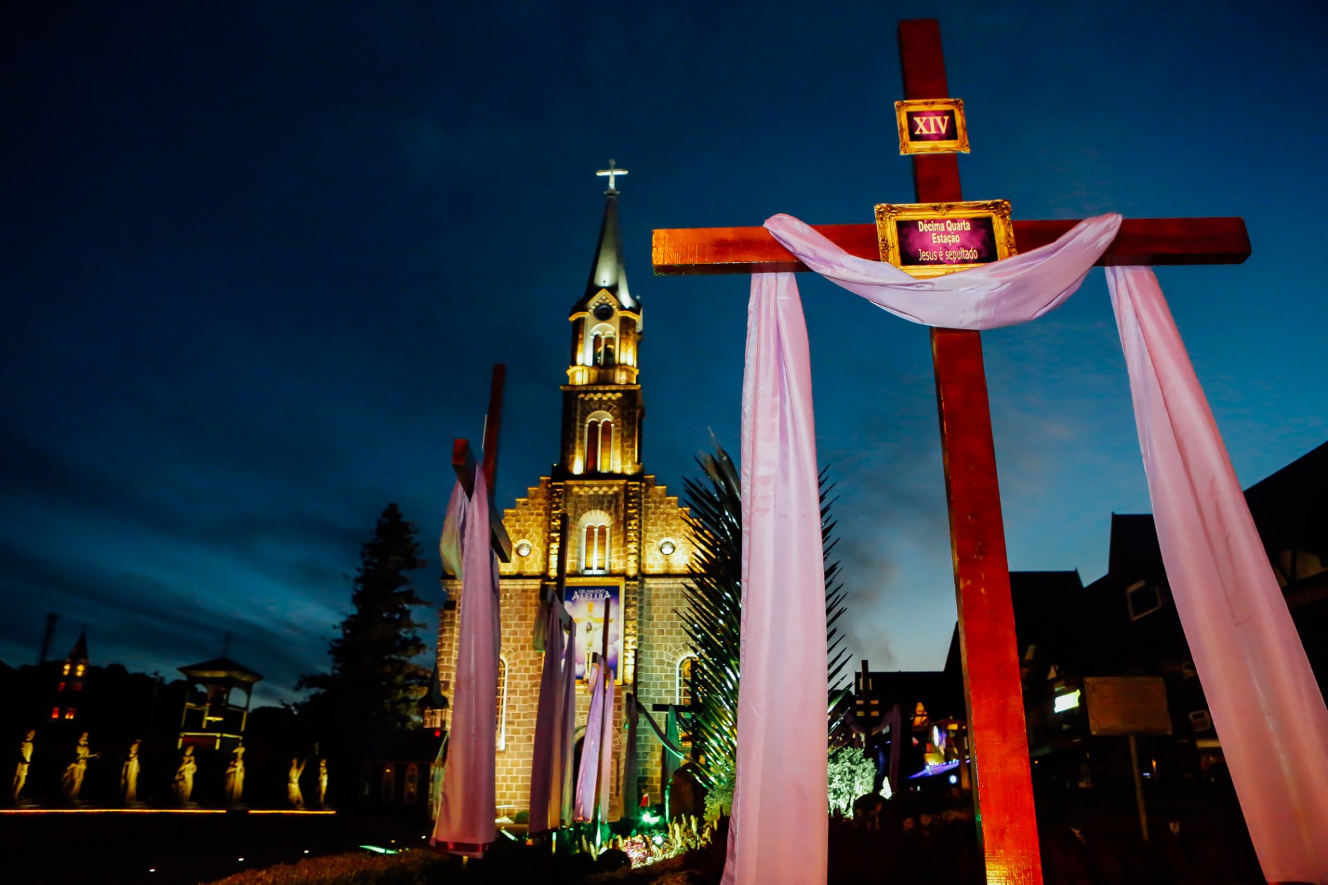 Programação religiosa da Páscoa em Gramado poderá ser acompanhada por transmissões em canais web