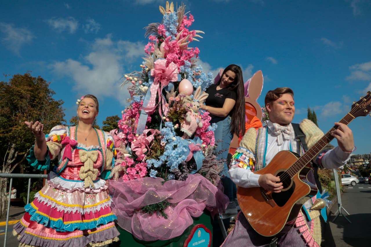 Osterbaum Fest Gramado resgata tradição alemã na avenida Borges